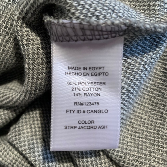 Ellen Tracy grey and white sweater XXL - Picture 7 of 7